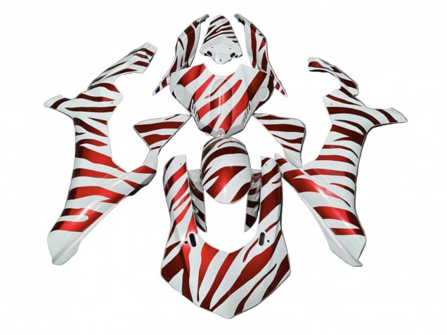 2020-2025 White Red Zebra Yamaha YZF 1000 R1 Motorcycle Fairings Canada
