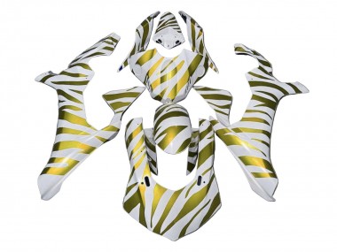 2020-2025 White Gold Zebra Yamaha YZF 1000 R1 Motorcycle Fairings Canada