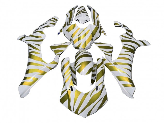 2020-2025 White Gold Zebra Yamaha YZF 1000 R1 Motorcycle Fairings Canada