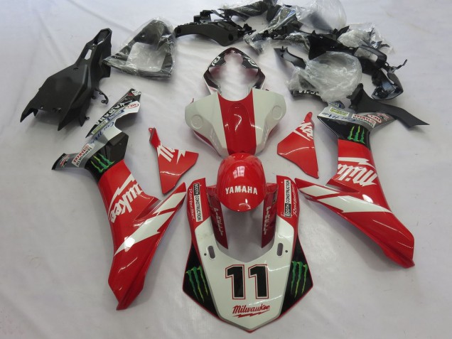 2020-2025 White Red Black Green Monster Milwaukee Yamaha YZF 1000 R1 Motorcycle Fairings Canada