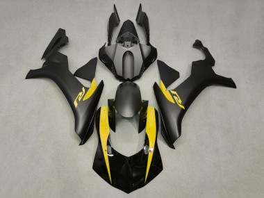 2020-2025 Glossy Black Matte Black Yellow Yamaha YZF 1000 R1 Motorcycle Fairings Canada