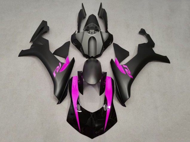 2020-2025 Glossy Black Matte Black Pink Yamaha YZF 1000 R1 Motorcycle Fairings Canada