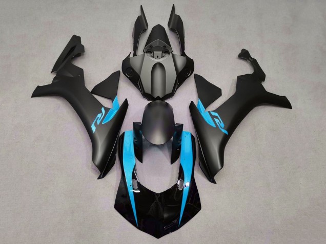 2020-2025 Glossy Black Matte Black Light Blue Yamaha YZF 1000 R1 Motorcycle Fairings Canada