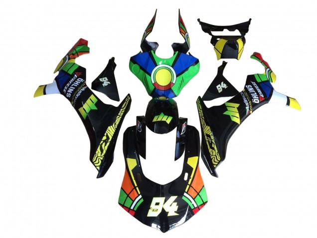 2020-2025 Blue Green Yellow Red Black Color Wheel 94 Yamaha YZF 1000 R1 Motorcycle Fairings Canada