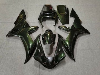 2002-2003 Dark Green Chameleon Yamaha YZF 1000 R1 Motorcycle Fairings Canada