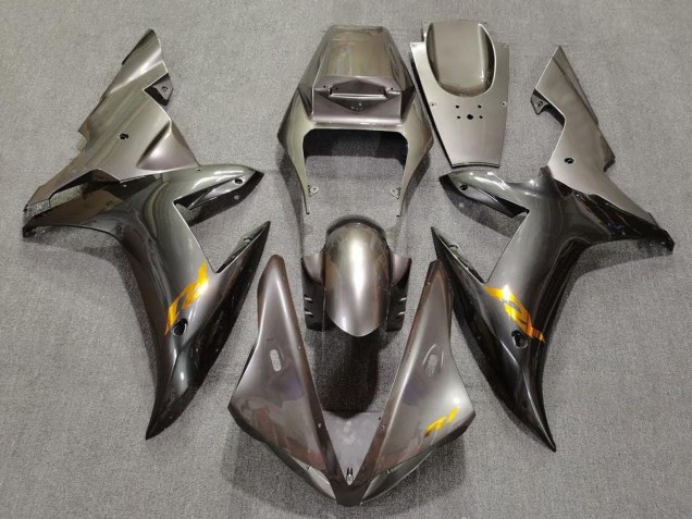 2002-2003 Grey with Gold Decals Yamaha YZF 1000 R1 Motorcycle Fairings Canada