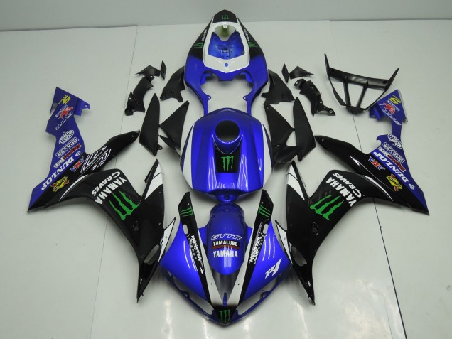 2004-2006 Blue White Black Green Monster Energy Yamaha YZF 1000 R1 Motorcycle Fairings Canada