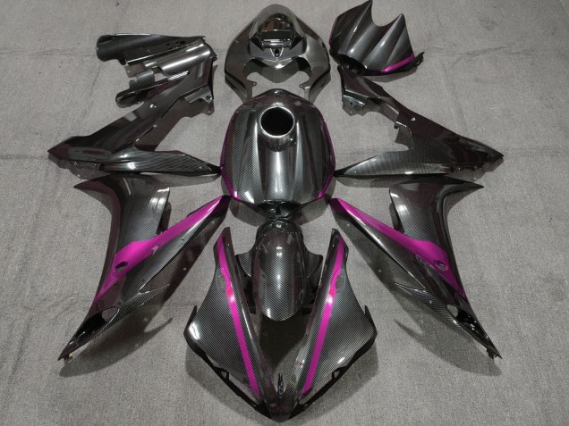 2004-2006 Carbon Fiber Style Pink Yamaha YZF 1000 R1 Motorcycle Fairings Canada