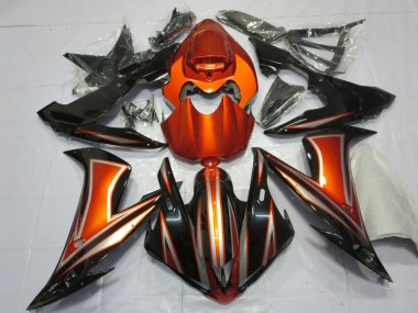 2004-2006 Orange Glossy Black Yamaha YZF 1000 R1 Motorcycle Fairings Canada