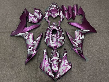 2004-2006 Light Purple White Grey Camouflage Yamaha YZF 1000 R1 Motorcycle Fairings Canada