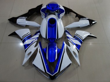 2004-2006 White Blue Black Yamaha YZF 1000 R1 Motorcycle Fairings Canada