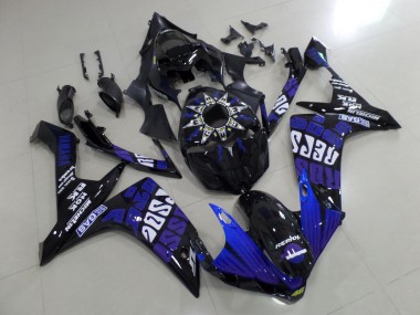 2007-2008 Black Blue Purple White Rossi Yamaha YZF 1000 R1 Motorcycle Fairings Canada