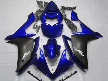 2007-2008 Blue Matte Black Yamaha YZF 1000 R1 Motorcycle Fairings Canada