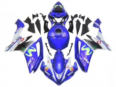 2007-2008 Blue White Green ENEOS Yamaha YZF 1000 R1 Motorcycle Fairings Canada