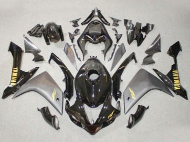 2007-2008 Grey Glossy Black Gold Decal Yamaha YZF 1000 R1 Motorcycle Fairings Canada