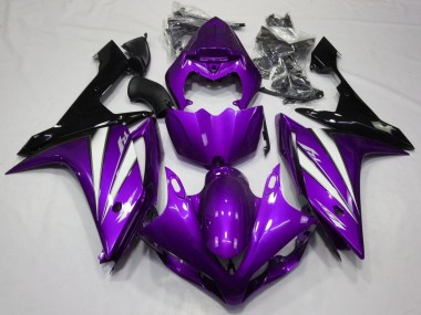2007-2008 Purple White Black Yamaha YZF 1000 R1 Motorcycle Fairings Canada