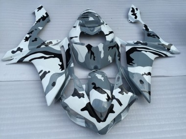 2007-2008 White Grey Black Camouflage Yamaha YZF 1000 R1 Motorcycle Fairings Canada