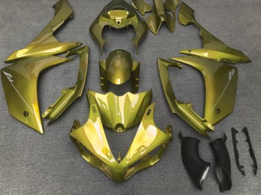 2007-2008 Yellow Olive Yamaha YZF 1000 R1 Motorcycle Fairings Canada