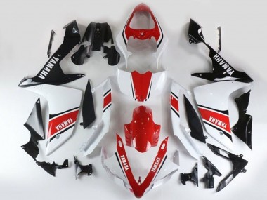 2007-2008 White Red Black Stripe Yamaha YZF 1000 R1 Motorcycle Fairings Canada