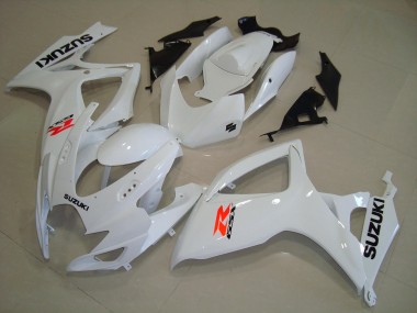 2004-2005 White Red Black Suzuki GSXR 600 / GSXR 750 Motorcycle Fairings Canada