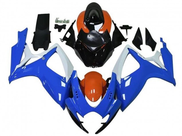2006-2007 Orange Blue White Black Suzuki GSXR 600 / GSXR 750 Motorcycle Fairings Canada