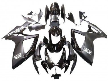 2006-2007 Matte Black Glossy Black White Suzuki GSXR 600 / GSXR 750 Motorcycle Fairings Canada
