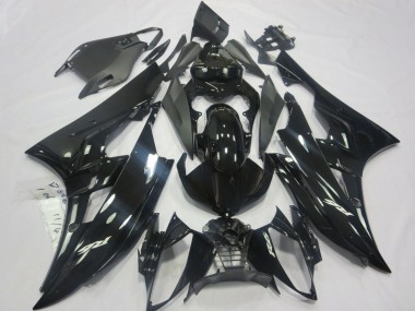 2006-2007 Glossy Black Matte Black Yamaha YZF R6 Motorcycle Fairings Canada
