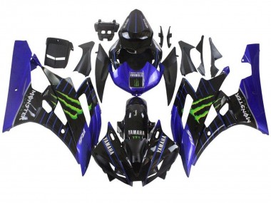 2006-2007 Blue Black Green Monster Yamaha YZF R6 Motorcycle Fairings Canada