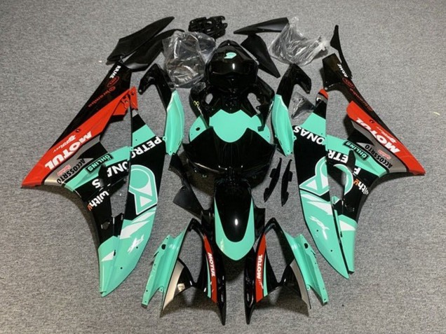 2006-2007 Light Green Red Black Petronas Motul Yamaha YZF R6 Motorcycle Fairings Canada