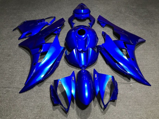 2006-2007 Blue Yamaha YZF R6 Motorcycle Fairing Canada