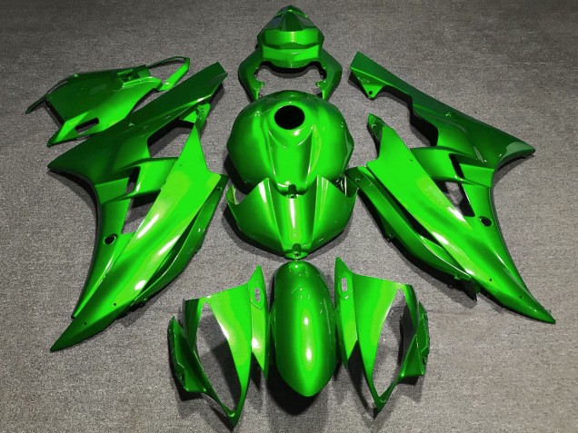 2006-2007 Green Yamaha YZF R6 Motorcycle Fairings Canada