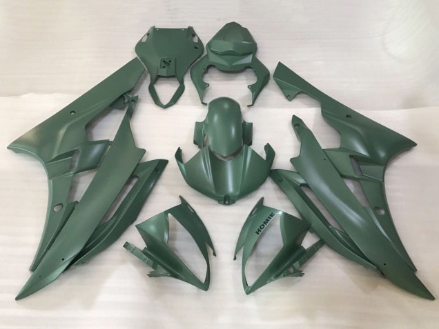 2006-2007 Army Green Yamaha YZF R6 Motorcycle Fairings Canada