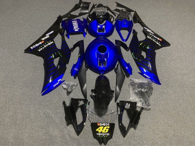 2008-2016 Blue Black ENEOS Monster 46 Yamaha YZF R6 Motorcycle Fairings Canada