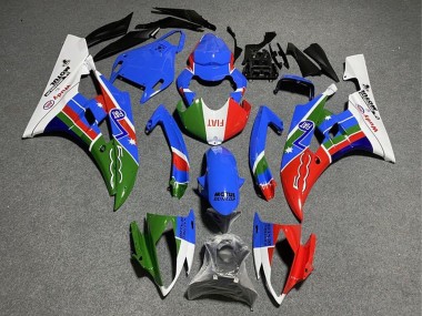 2008-2016 White Blue Green Red Fiat Dunlop Motul Michelin Yamaha YZF R6 Motorcycle Fairings Canada