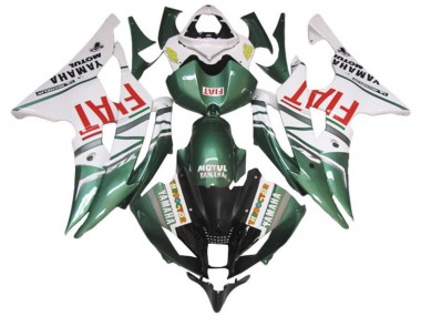 2008-2016 White Green Red Fiat Yamaha YZF R6 Motorcycle Fairings Canada