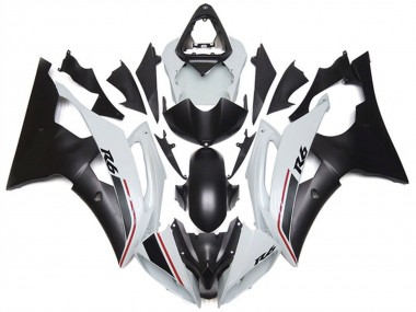 2008-2016 White Matte Black Red Yamaha YZF R6 Motorcycle Fairing Canada