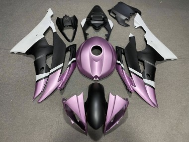 2008-2016 White Light Purple Matte Black Yamaha YZF R6 Motorcycle Fairings Canada