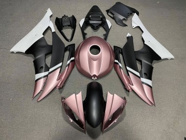 2008-2016 White Rose Gold Matte Black Yamaha YZF R6 Motorcycle Fairings Canada