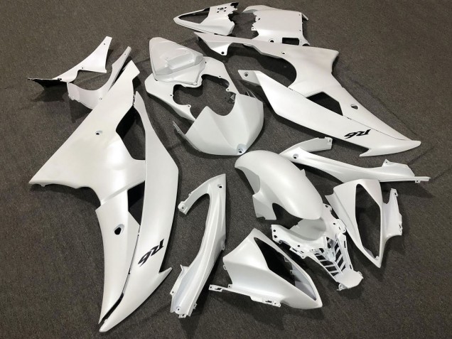 2008-2016 Pearl White Yamaha YZF R6 Motorcycle Fairings Canada