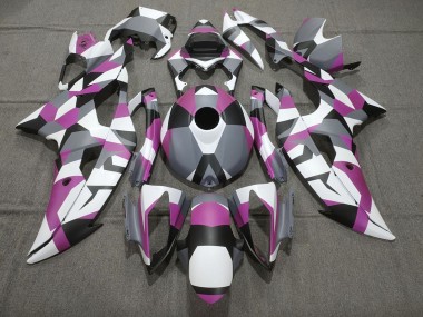 2008-2016 White Pink Grey Black Camouflage Yamaha YZF R6 Motorcycle Fairings Canada