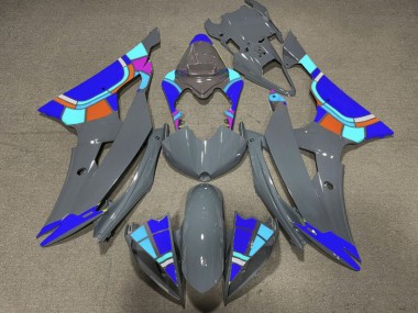 2008-2016 Nardo Grey Blue Color Wheel Yamaha YZF R6 Motorcycle Fairings Canada