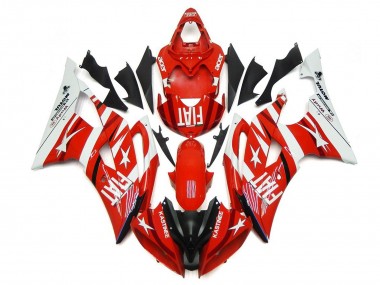 2008-2016 White Red Black Fiat Yamaha YZF R6 Motorcycle Fairings Canada