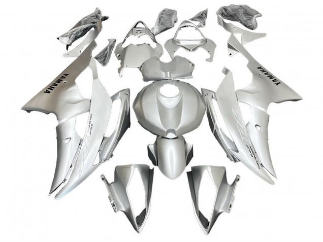 2008-2016 Silver White Yamaha YZF R6 Motorcycle Fairings Canada