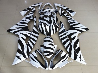 2008-2016 White Black Zebra Yamaha YZF R6 Motorcycle Fairings Canada