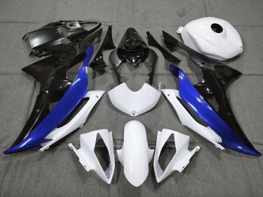2008-2016 White Blue Glossy Black Yamaha YZF R6 Motorcycle Fairing Canada
