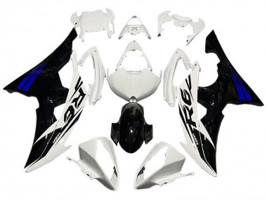 2008-2016 White Blue Glossy Black Yamaha YZF R6 Motorcycle Fairings Canada