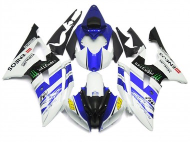 2008-2016 White Blue Glossy Black Green Monster ENEOS 46 Yamaha YZF R6 Motorcycle Fairings Canada
