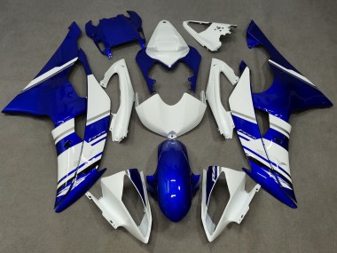2008-2016 White Blue Yamaha YZF R6 Motorcycle Fairings Canada