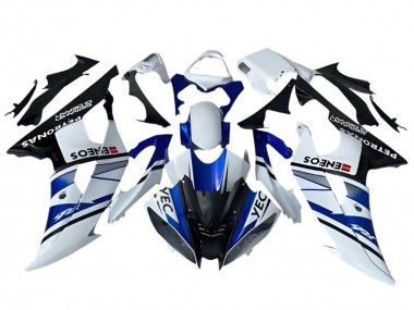 2008-2016 White Blue Black YEC ENEOS Petronas Semakin Didepan Yamaha YZF R6 Motorcycle Fairings Canada