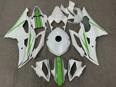 2008-2016 White Green Yamaha YZF R6 Motorcycle Fairing Canada